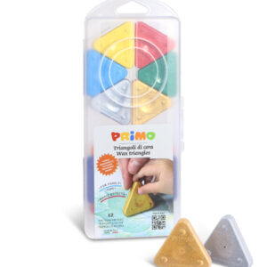 Primo Üçgen Mum Boya 12 Renk