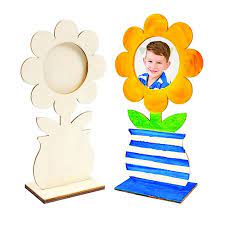 Ahşap Boyama / Çiçek Foto Çerçevesi - Görsel 2