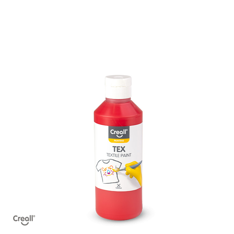Creall - Tex (Kumaş) Boyası (250ml 04 Kırmızı)