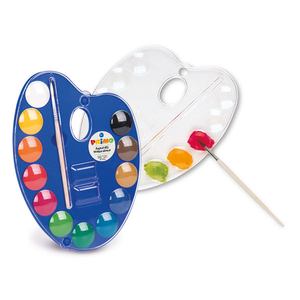 Primo Paletli Sulu Boya 12 Renk - Görsel 2