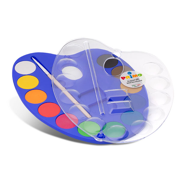 Primo Paletli Sulu Boya 12 Renk - Görsel 3