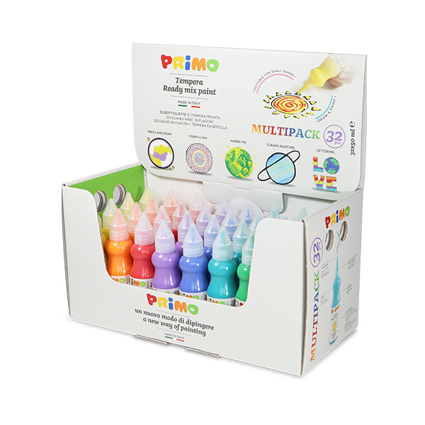 Primo Okul Seti Şişe Poster Boya 8 Renk (32x50 ml) Primo Okul Seti Şişe Poster Boya 8 Renk (32x50 ml)