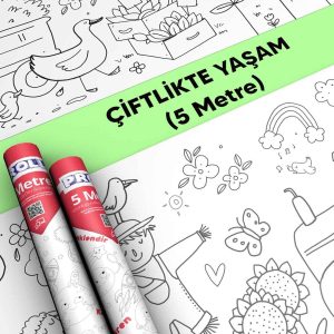 Çiftlik Hayatı Boyama Kağıdı
